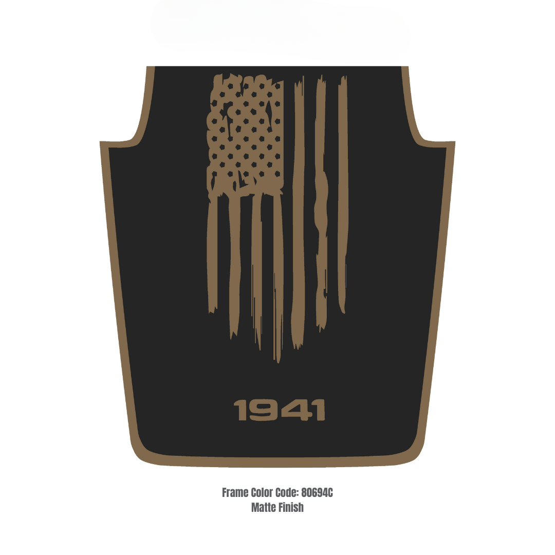 Hood Decal/Sticker - AMERICA 1941 Style Kit – for JK 2007-2018  – Made in Canada