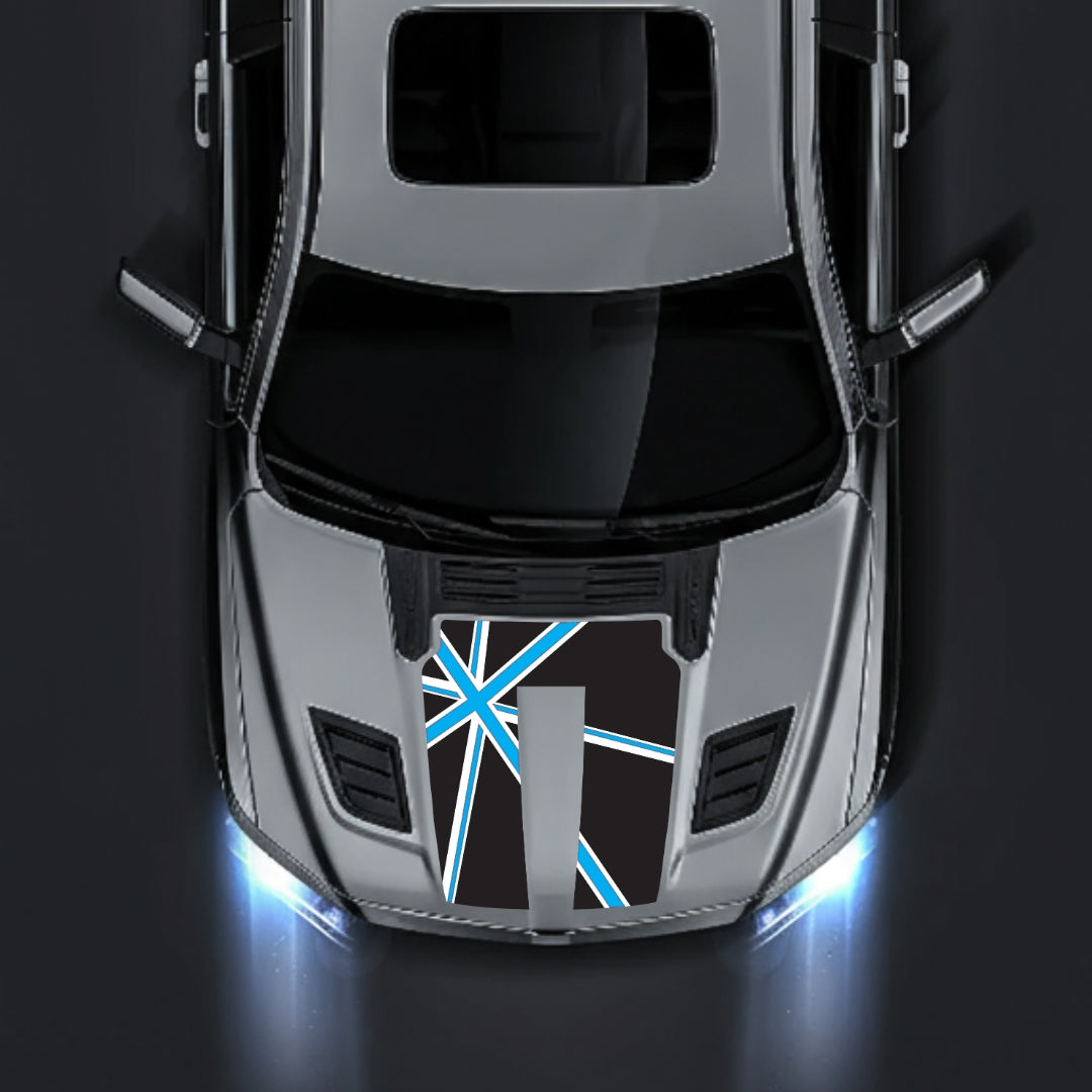 Hood Panel Decal/Sticker - England Graphic Kit - For Dodge RAM 1500 2019-2025 - Premium Vinyl