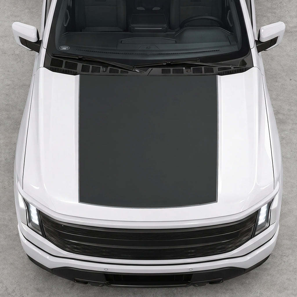 Hood Panel Decal/Sticker - Solid Graphic Decal Graphic Kit - For FORD F-150 2015-2020 - Premium Vinyl