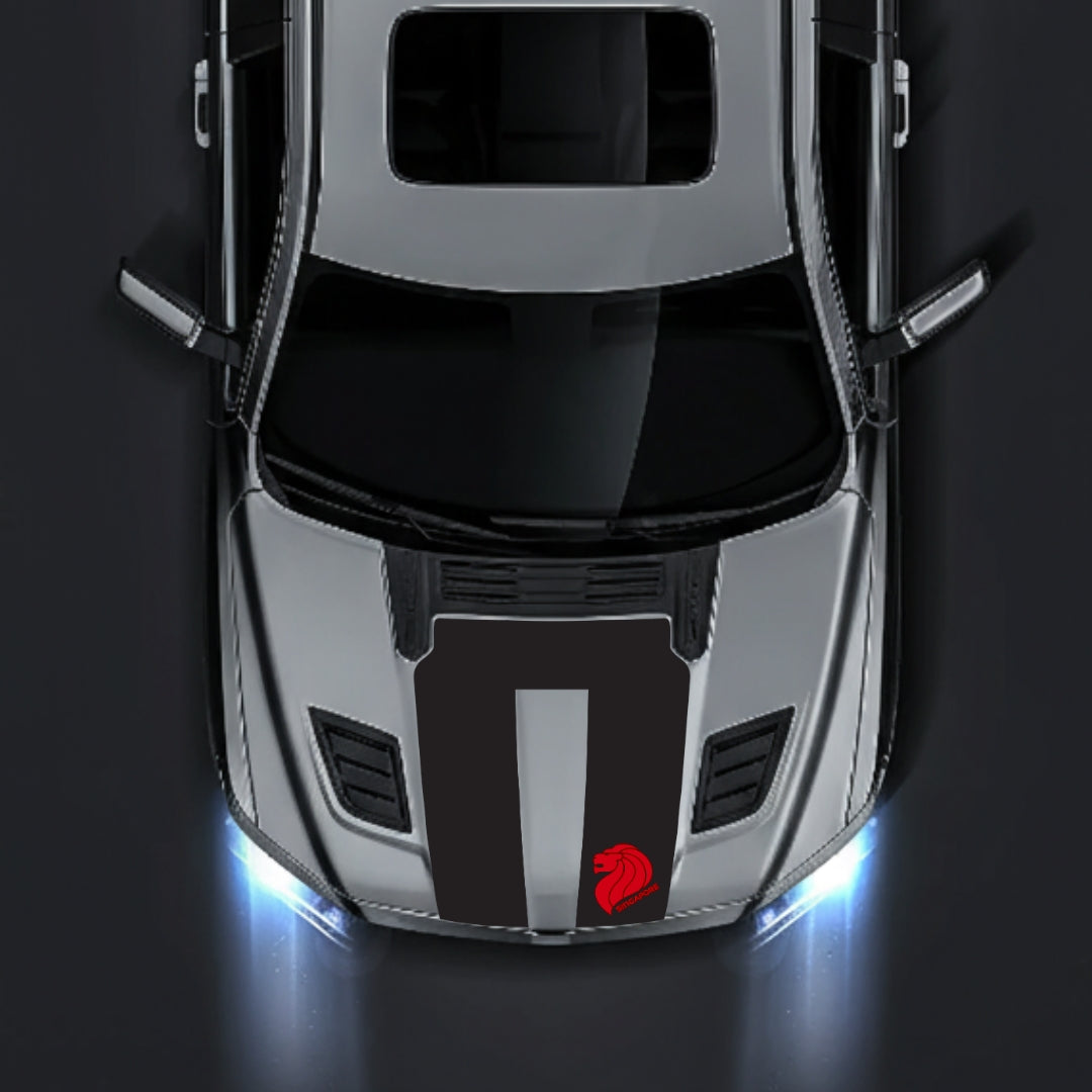 Performance Hood Panel Decal/Sticker - Singapore Graphic Kit - For Dodge RAM 1500 2019-2025 - Premium Vinyl