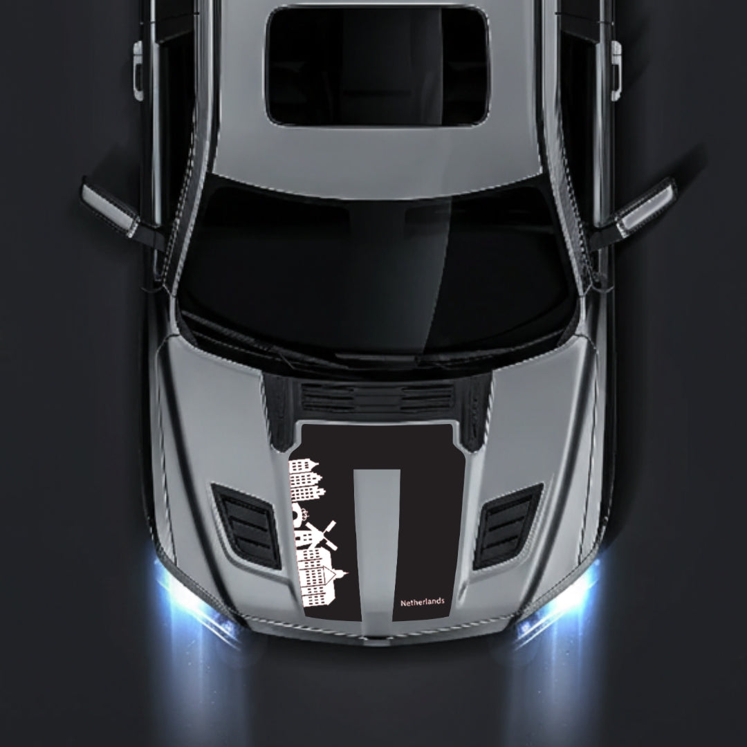Hood Panel Decal/Sticker - Netherlands Skyline Graphic Kit - For Dodge RAM 1500 2019-2025 - Premium Vinyl