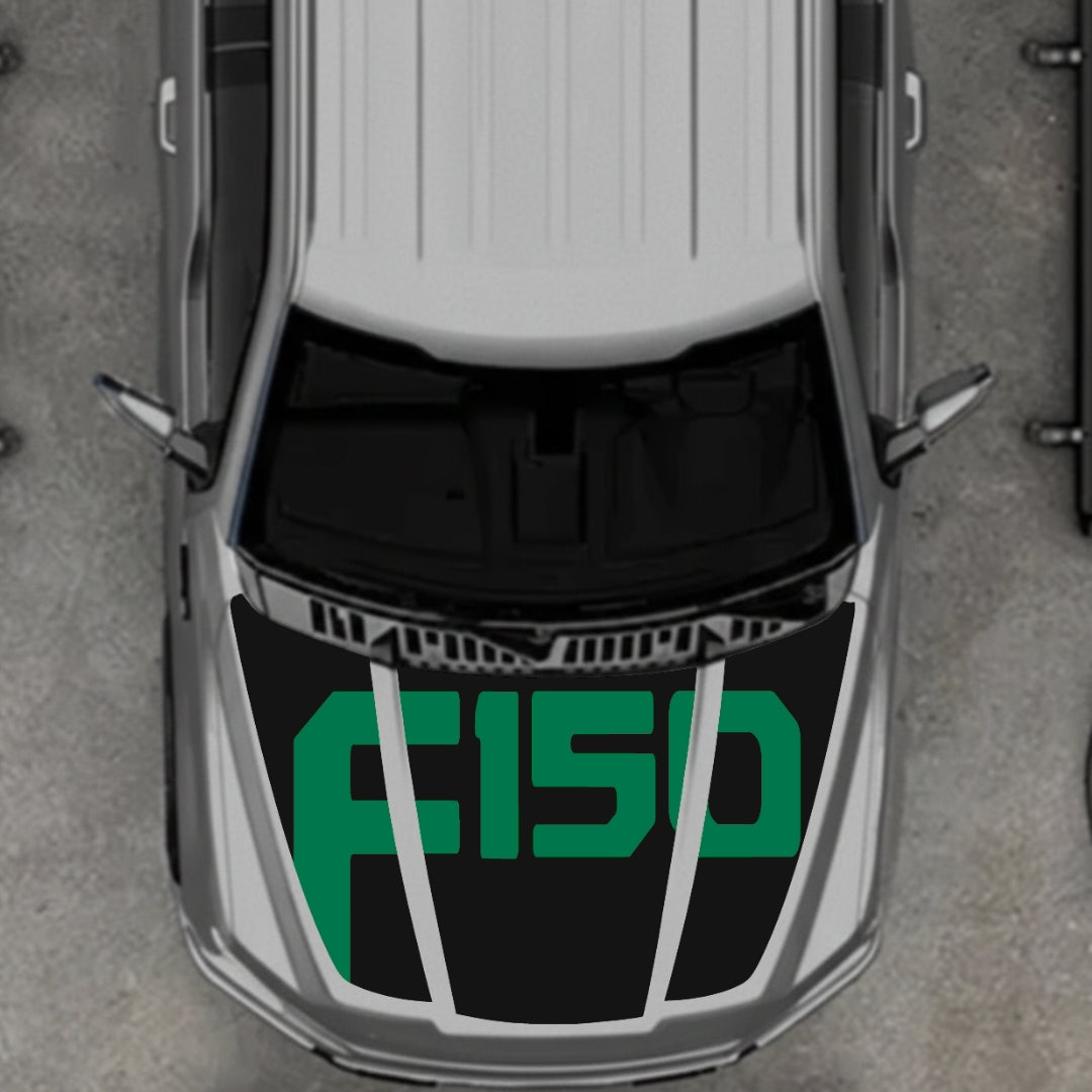 Hood Panel Decal/Sticker - Style 18 Graphic Kit - For Ford F-150 2020-2026 - Premium Vinyl