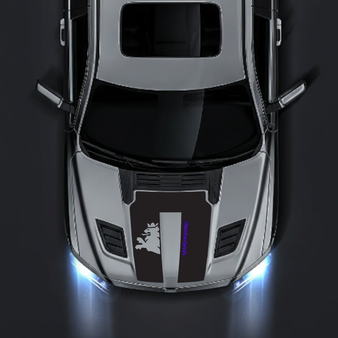 Performance Hood Panel Decal/Sticker - Netherlands - Cut Graphic Kit - For Dodge RAM 1500 2019-2025 - Premium Vinyl
