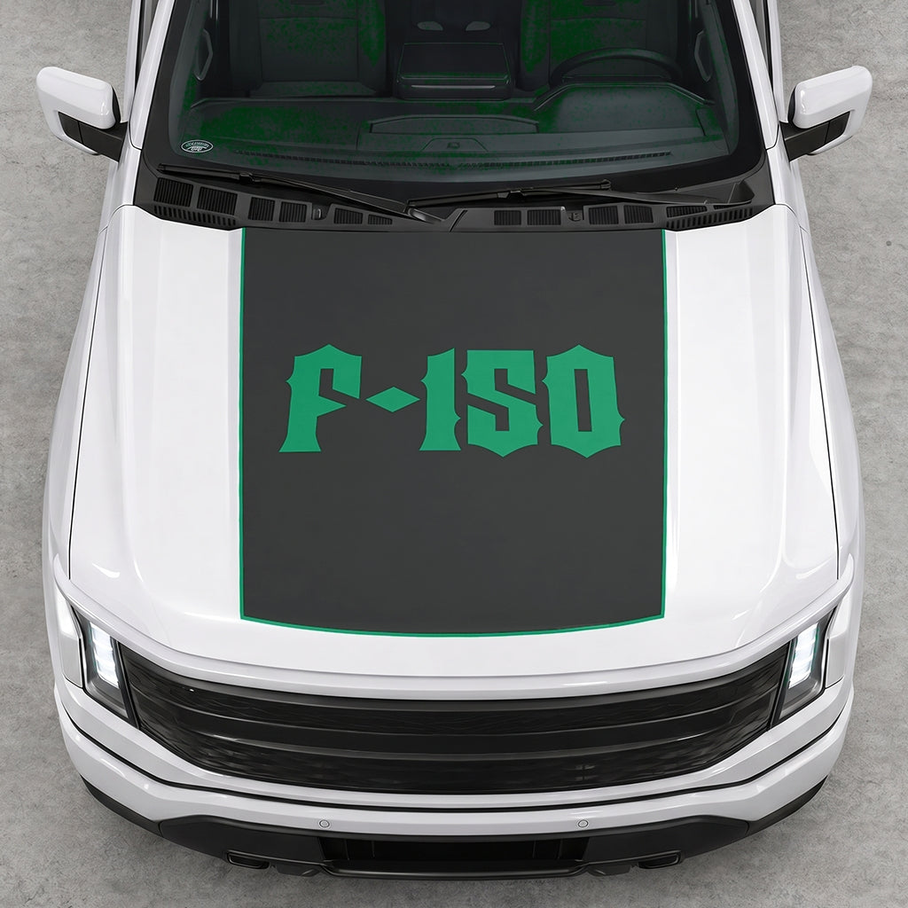 Hood Panel Decal/Sticker - Lightning F150 Graphic Decal Graphic Kit - For FORD F-150 2015-2020 - Premium Vinyl