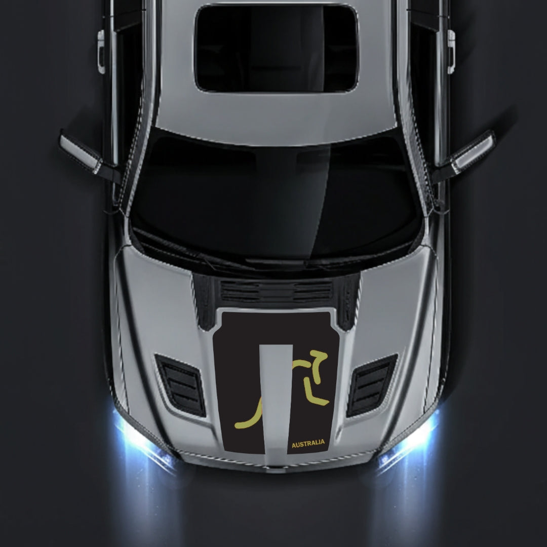 Hood Panel Decal/Sticker - Australia Graphic Kit - For Dodge RAM 1500 2019-2025 - Premium Vinyl