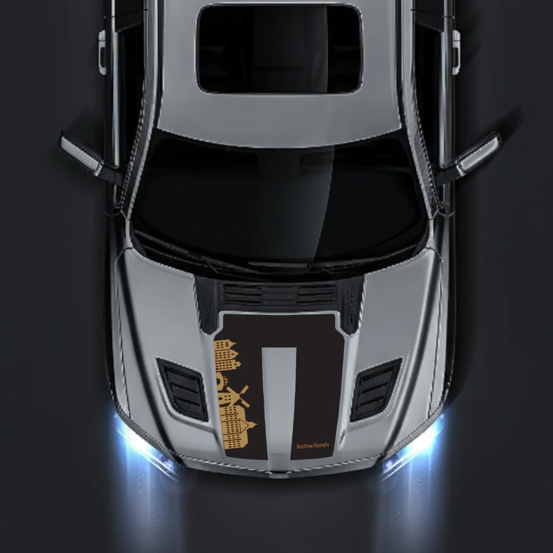 Hood Panel Decal/Sticker - Netherlands Skyline Graphic Kit - For Dodge RAM 1500 2019-2025 - Premium Vinyl