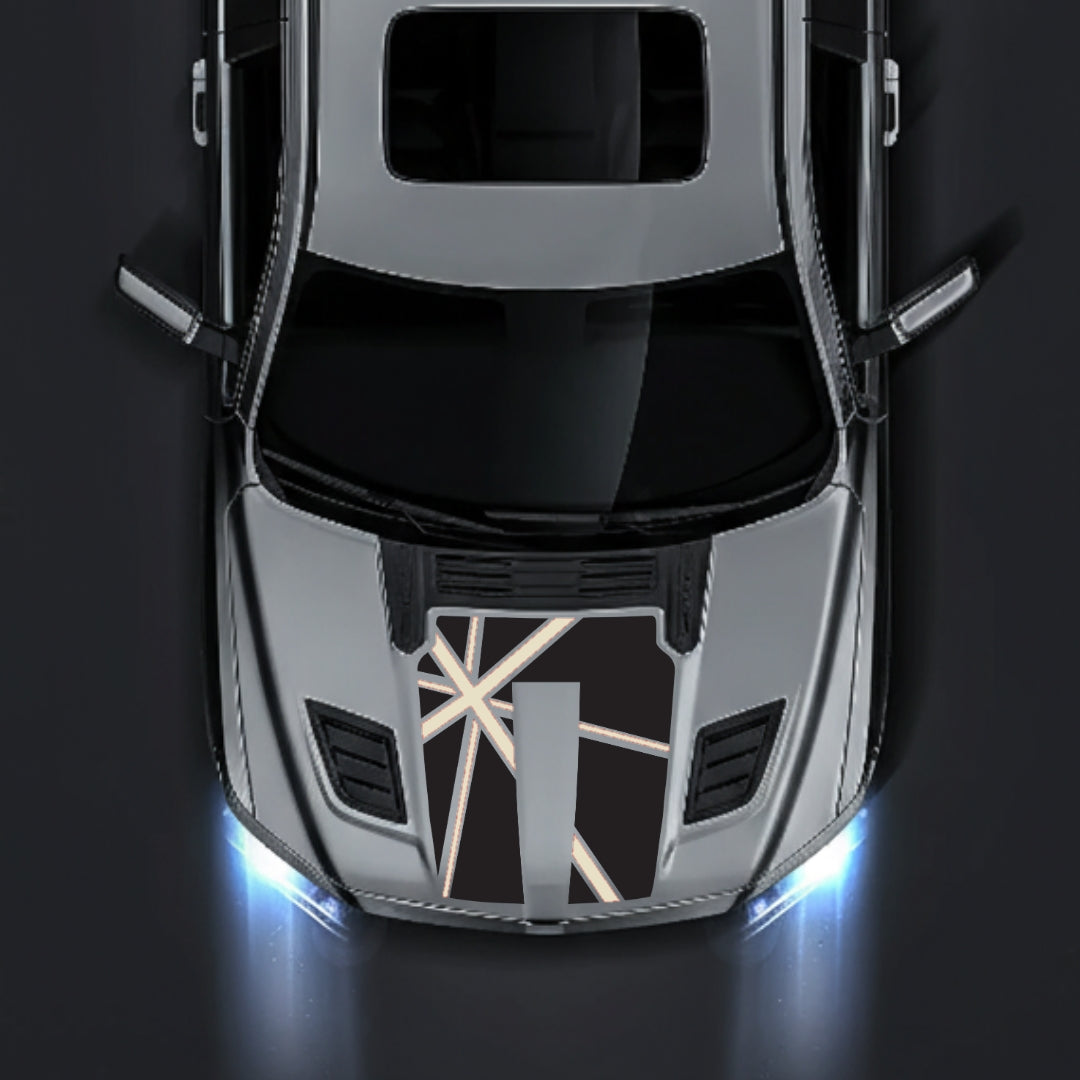 Hood Panel Decal/Sticker - England - Cut Graphic Kit - For Dodge RAM 1500 2019-2025 - Premium Vinyl