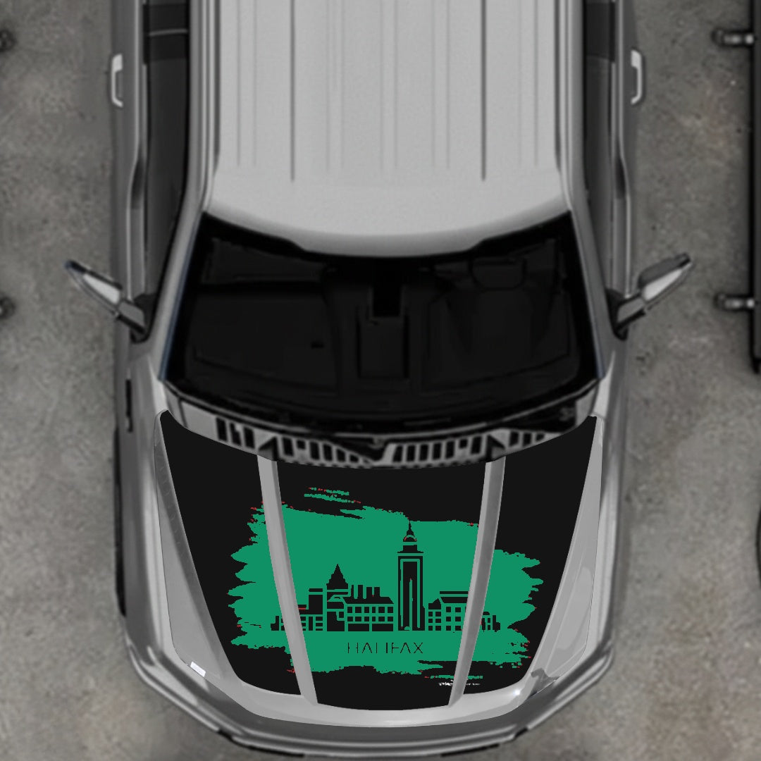 Hood Panel Decal/Sticker - Halifax Graphic Kit - For Ford F-150 2020-2026 - Premium Vinyl