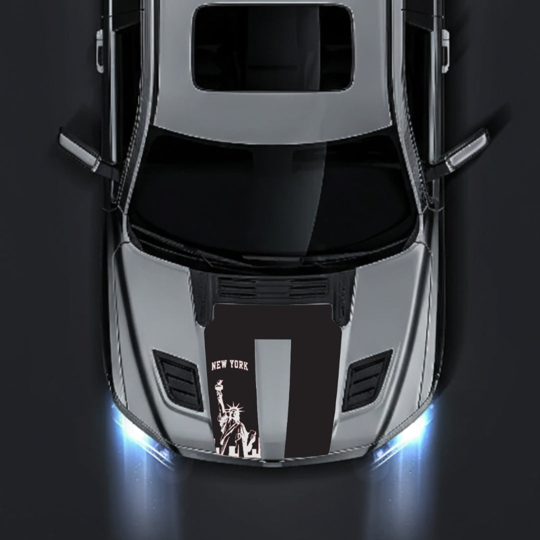 Hood Panel Decal/Sticker - New York Graphic Kit - For Dodge RAM 1500 2019-2025 - Premium Vinyl