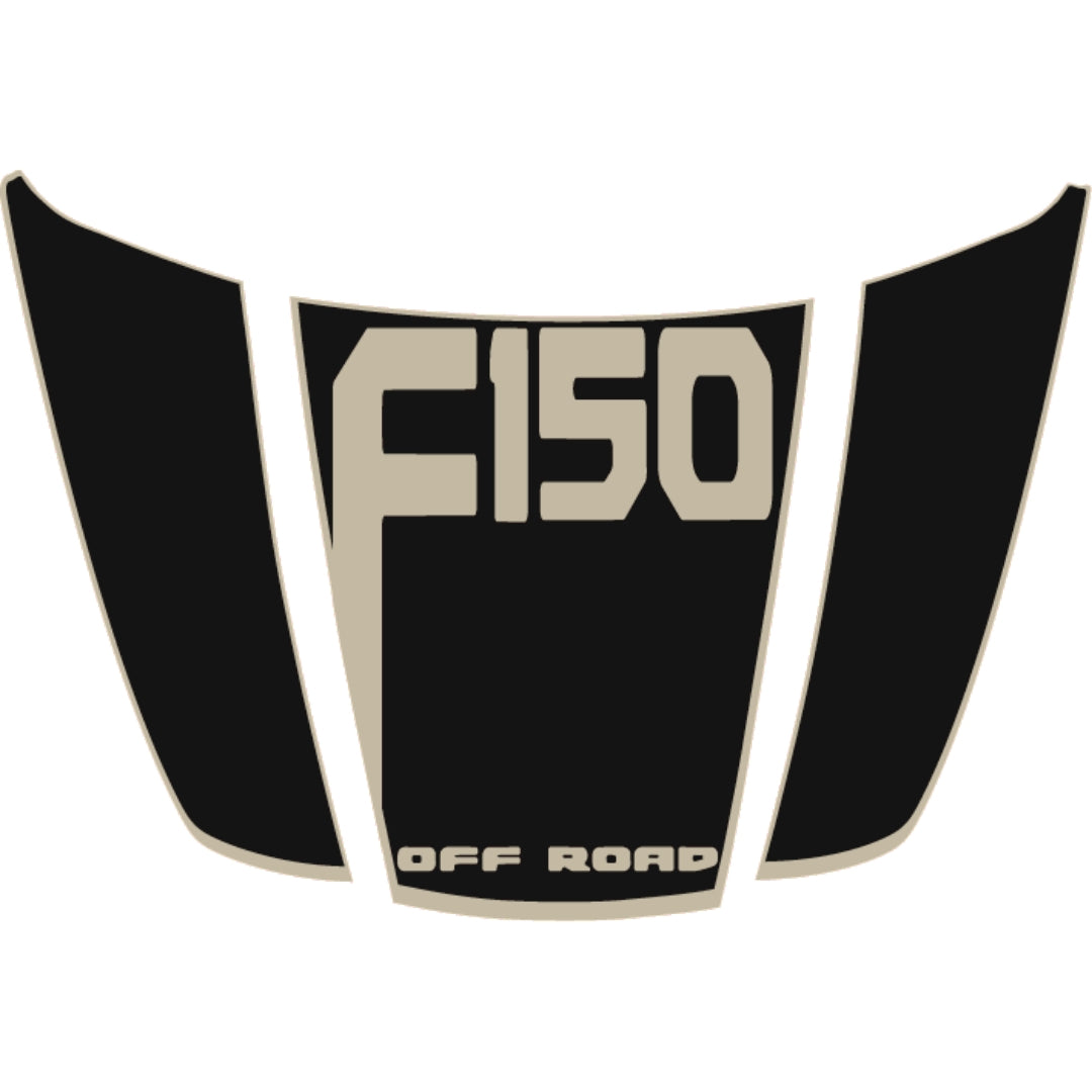 Hood Panel Decal/Sticker - Style 12 Graphic Kit - For Ford F-150 2020-2026 - Premium Vinyl