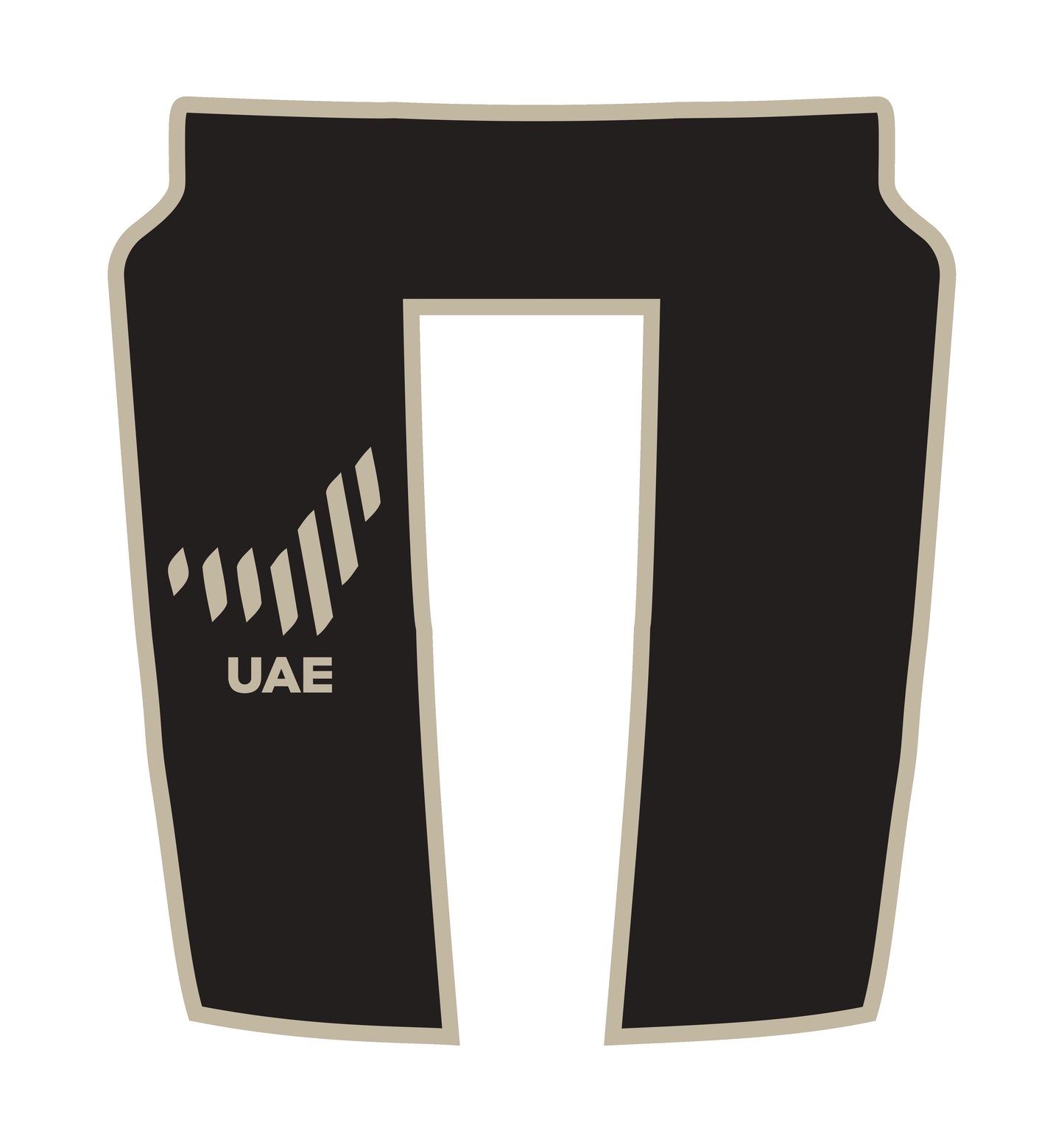 Performance Hood Panel Decal/Sticker - United Arab Emirates - Border Graphic Kit - For Dodge RAM 1500 2019-2025 - Premium Vinyl
