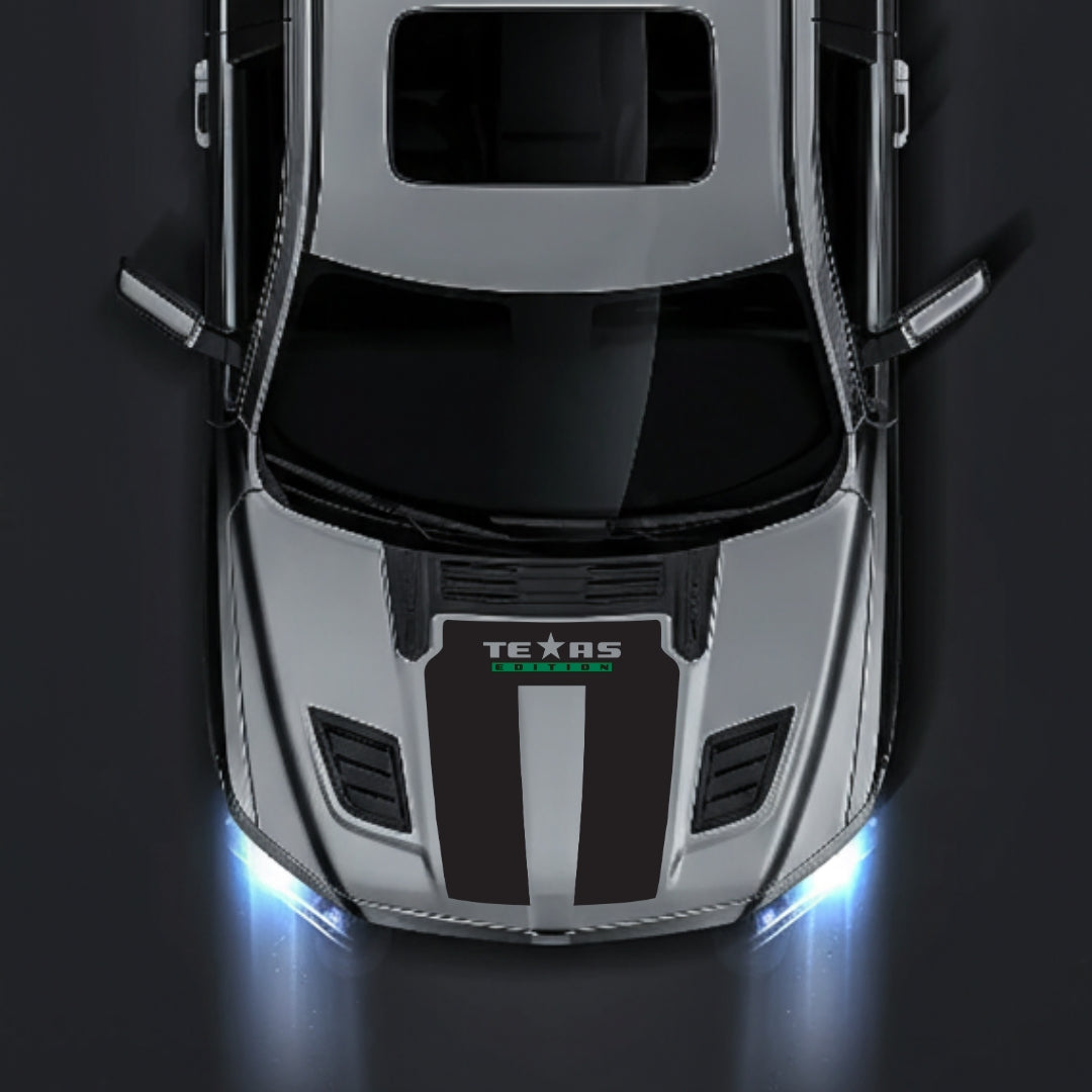 Performance Hood Panel Decal/Sticker - Texas Edition - Cut Graphic Kit - For Dodge RAM 1500 2019-2025 - Premium Vinyl
