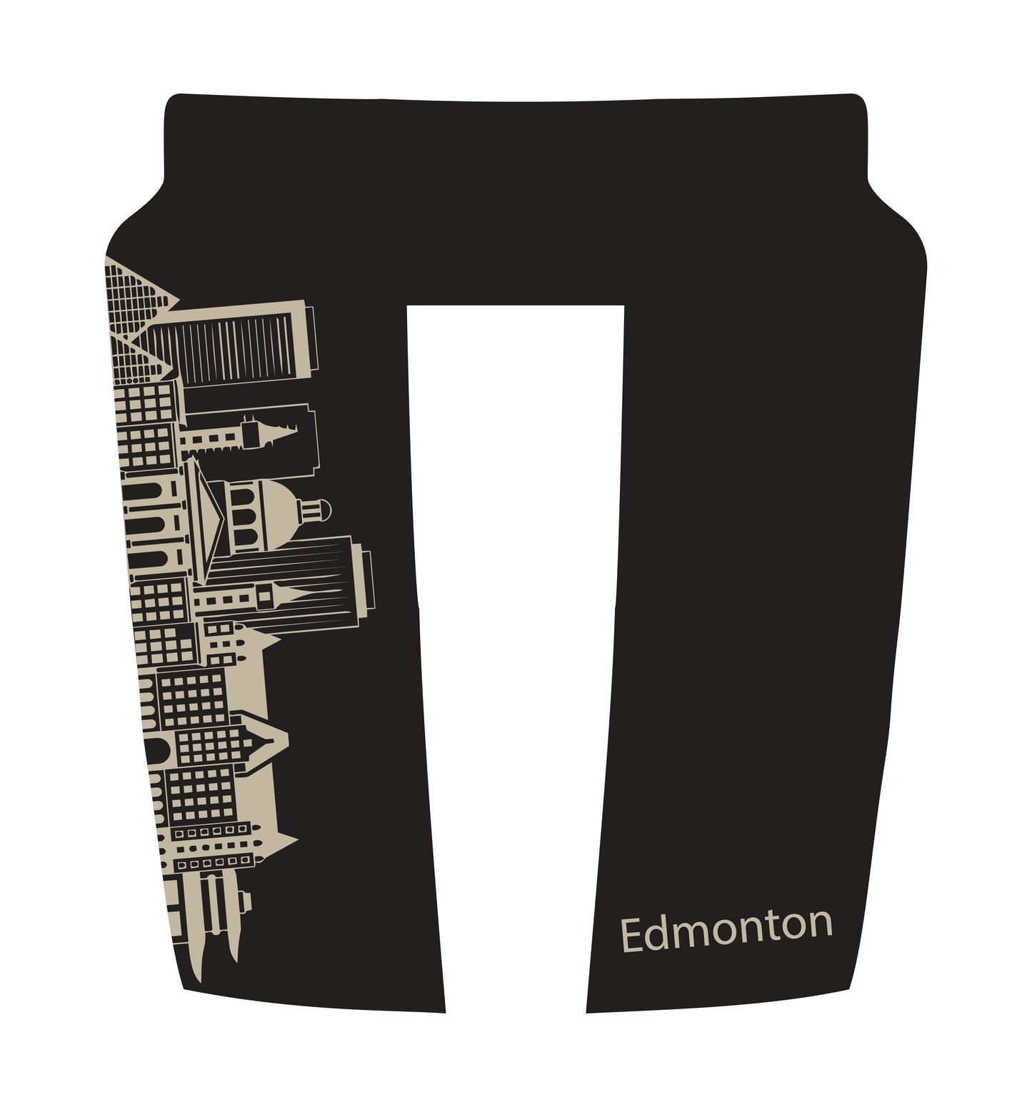 Performance Hood Panel Decal/Sticker - Edmonton Skyline Graphic Kit - For Dodge RAM 1500 2019-2025 - Premium Vinyl