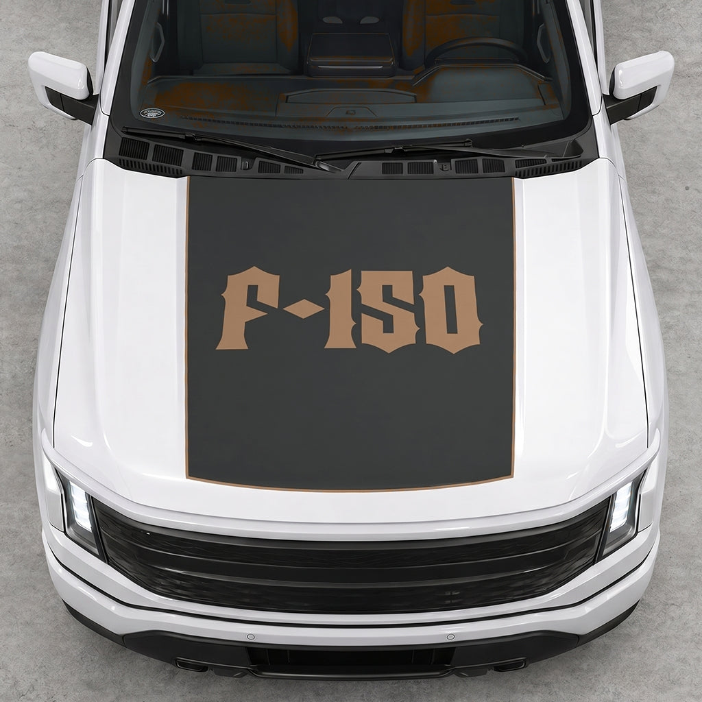 Hood Panel Decal/Sticker - Lightning F150 Graphic Decal Graphic Kit - For FORD F-150 2015-2020 - Premium Vinyl
