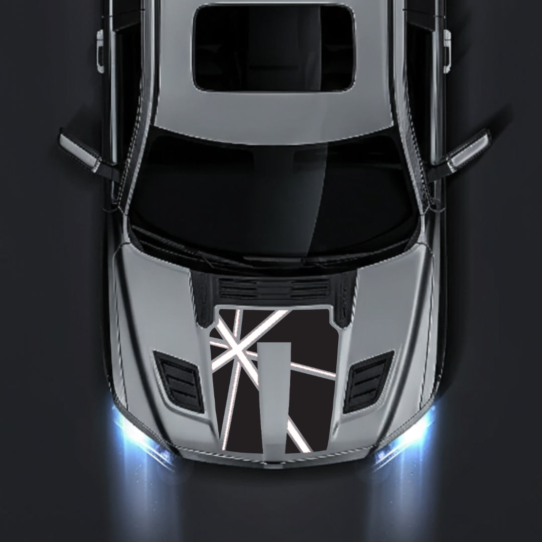 Hood Panel Decal/Sticker - England - Cut Graphic Kit - For Dodge RAM 1500 2019-2025 - Premium Vinyl