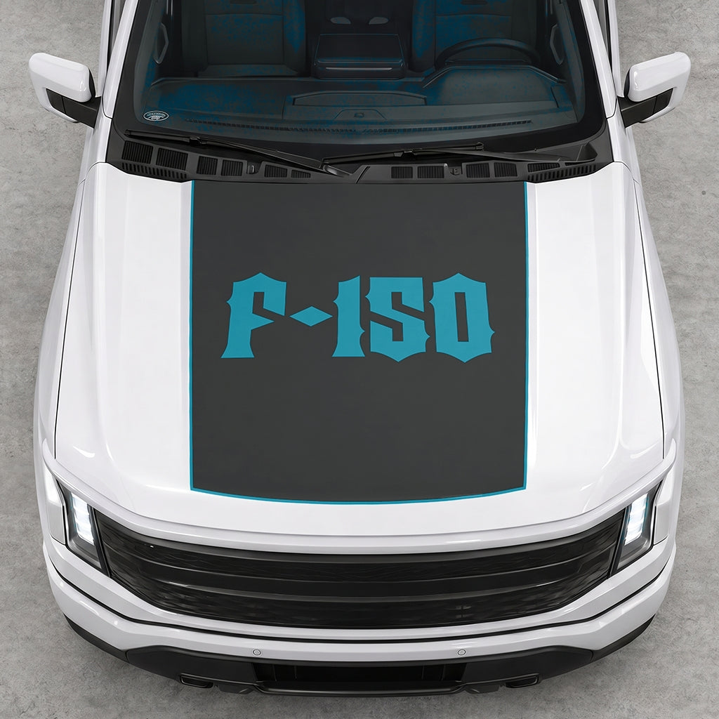 Hood Panel Decal/Sticker - Lightning F150 Graphic Decal Graphic Kit - For FORD F-150 2015-2020 - Premium Vinyl