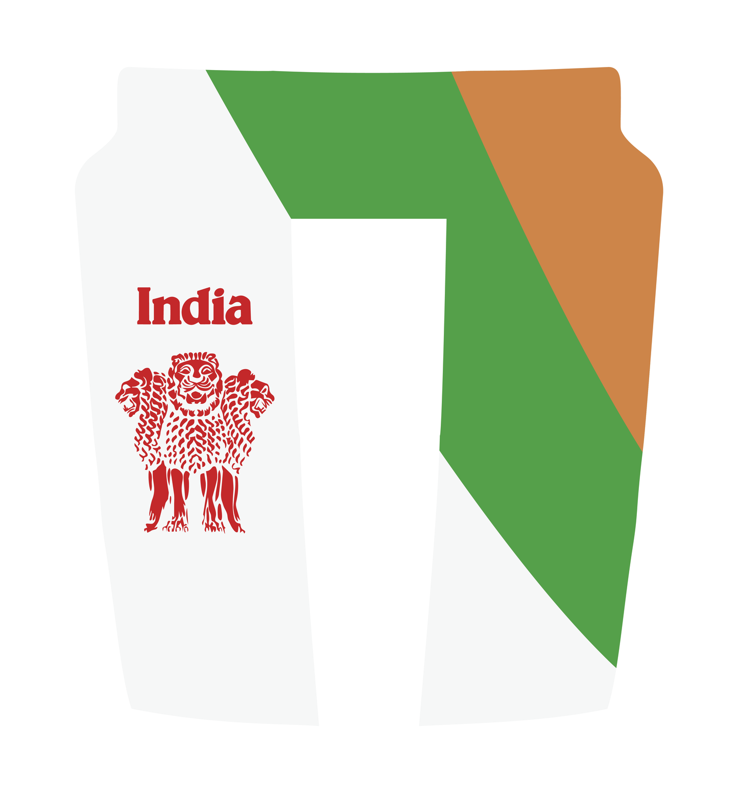 Performance Hood Panel Decal/Sticker - India Flag Graphic Kit - For Dodge RAM 1500 2019-2025 - Premium Vinyl