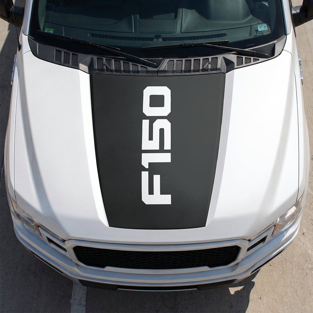 Hood Panel Decal/Sticker - Different Styles Graphic Decals Kit- For Ford F-150 2015-2020 - Premium Vinyl