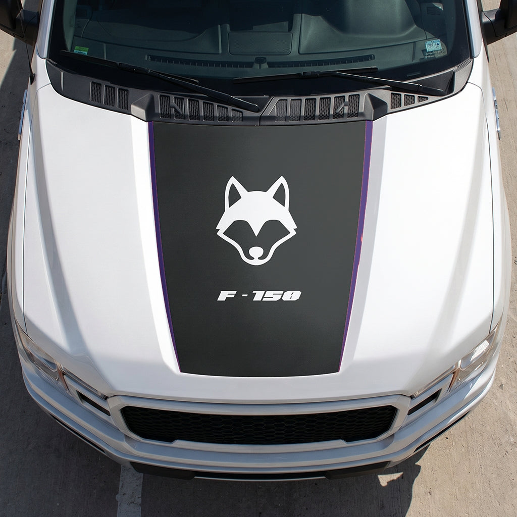 Hood Panel Decal/Sticker - Coyote Graphic Decal Graphic Kit - For Ford F-150 2015-2020 - Premium Vinyl