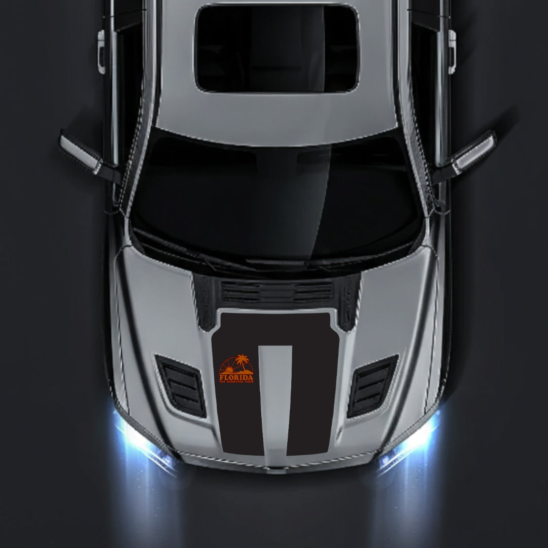 Performance Hood Panel Decal/Sticker - Florida Graphic Kit - For Dodge RAM 1500 2019-2025 - Premium Vinyl