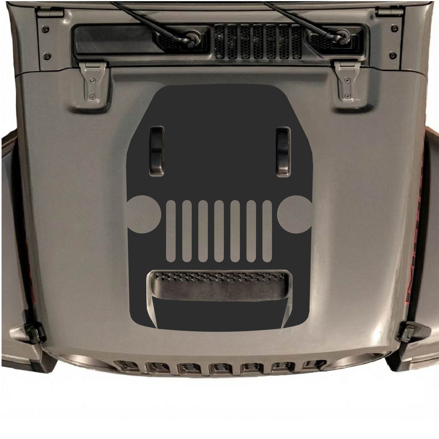 Hood Styles Decal/Sticker - For JL/JLU Hood - 2018+ - Premium Vinyl