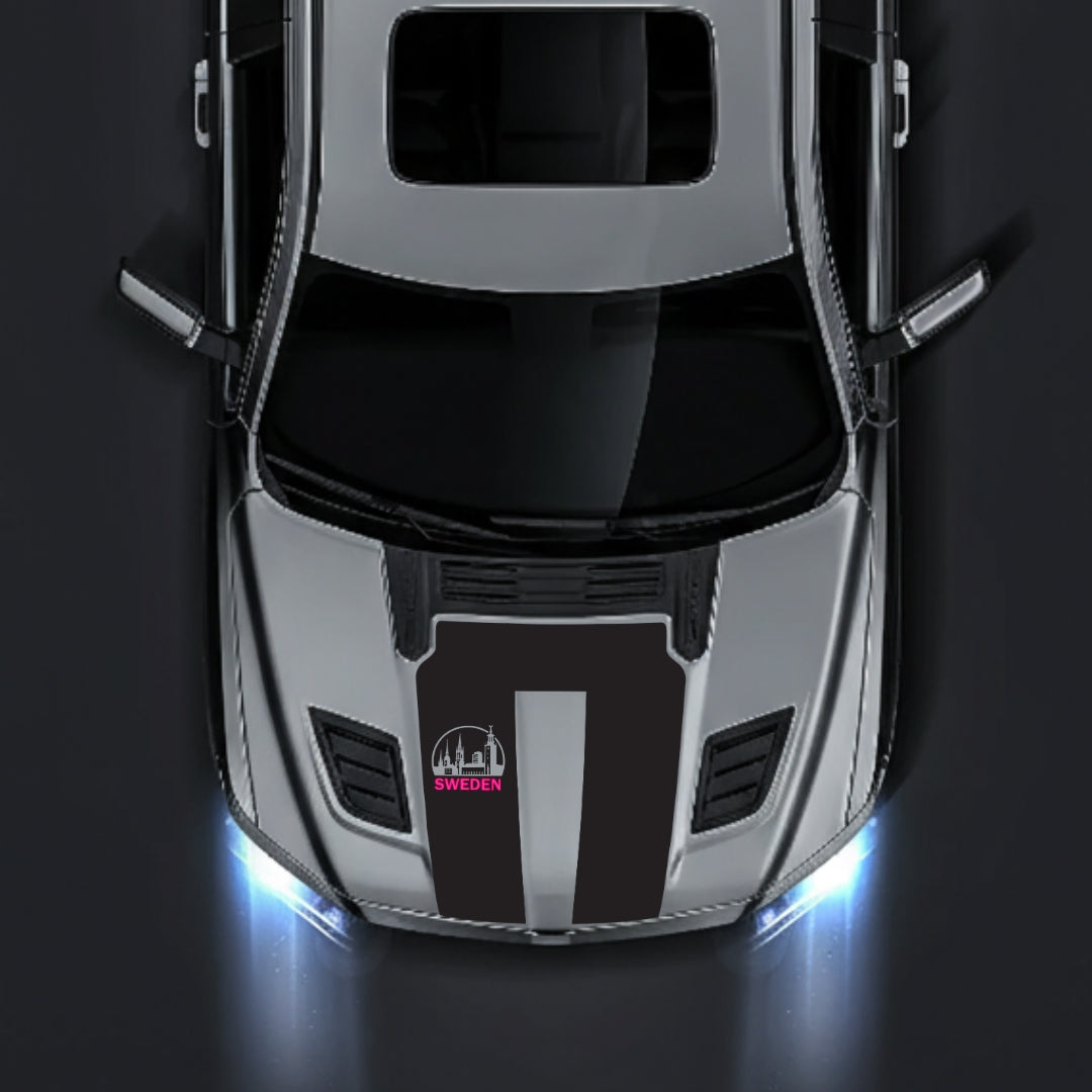 Hood Panel Decal/Sticker - Sweden - Cut Graphic Kit - For Dodge RAM 1500 2019-2025 - Premium Vinyl