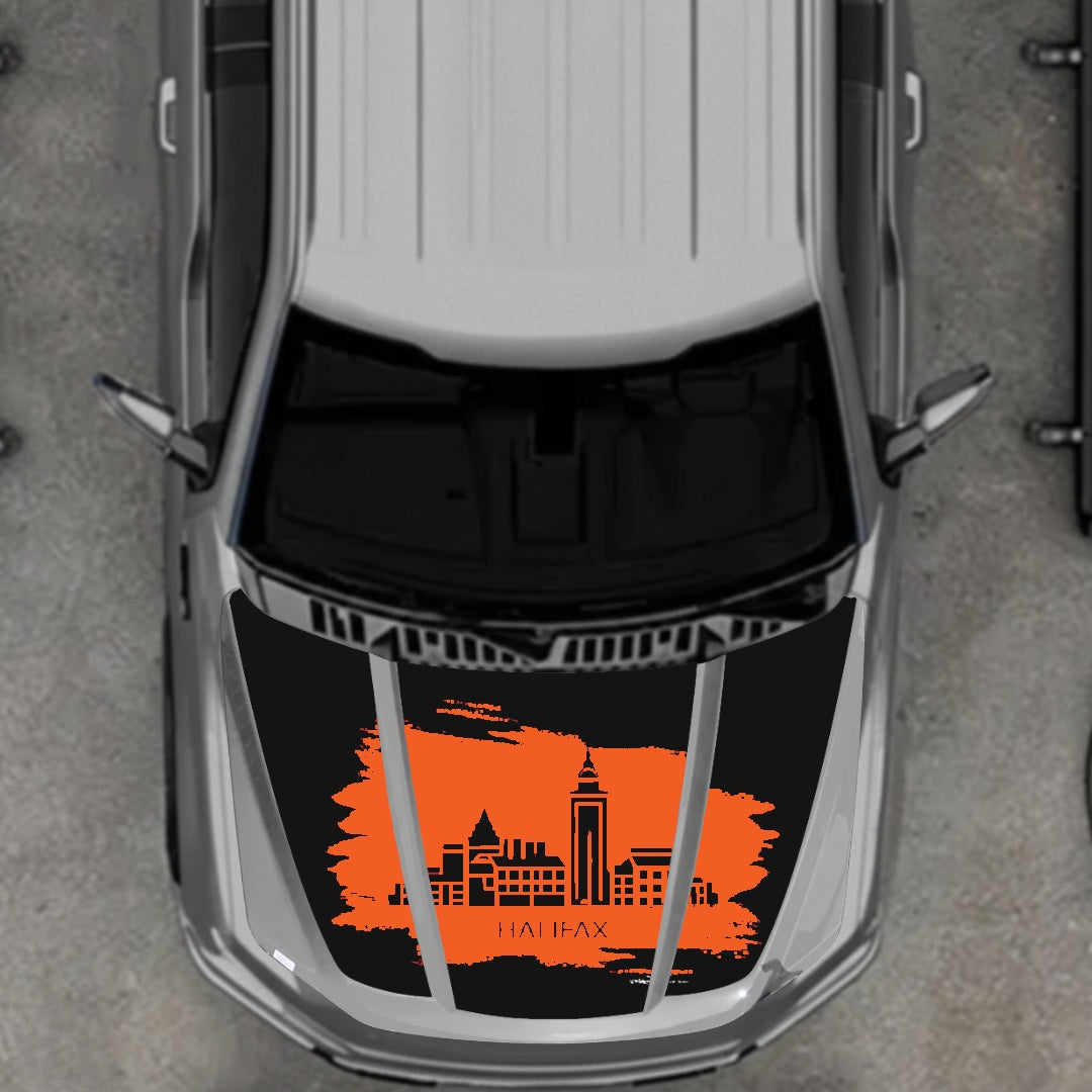 Hood Panel Decal/Sticker - Halifax Graphic Kit - For Ford F-150 2020-2026 - Premium Vinyl