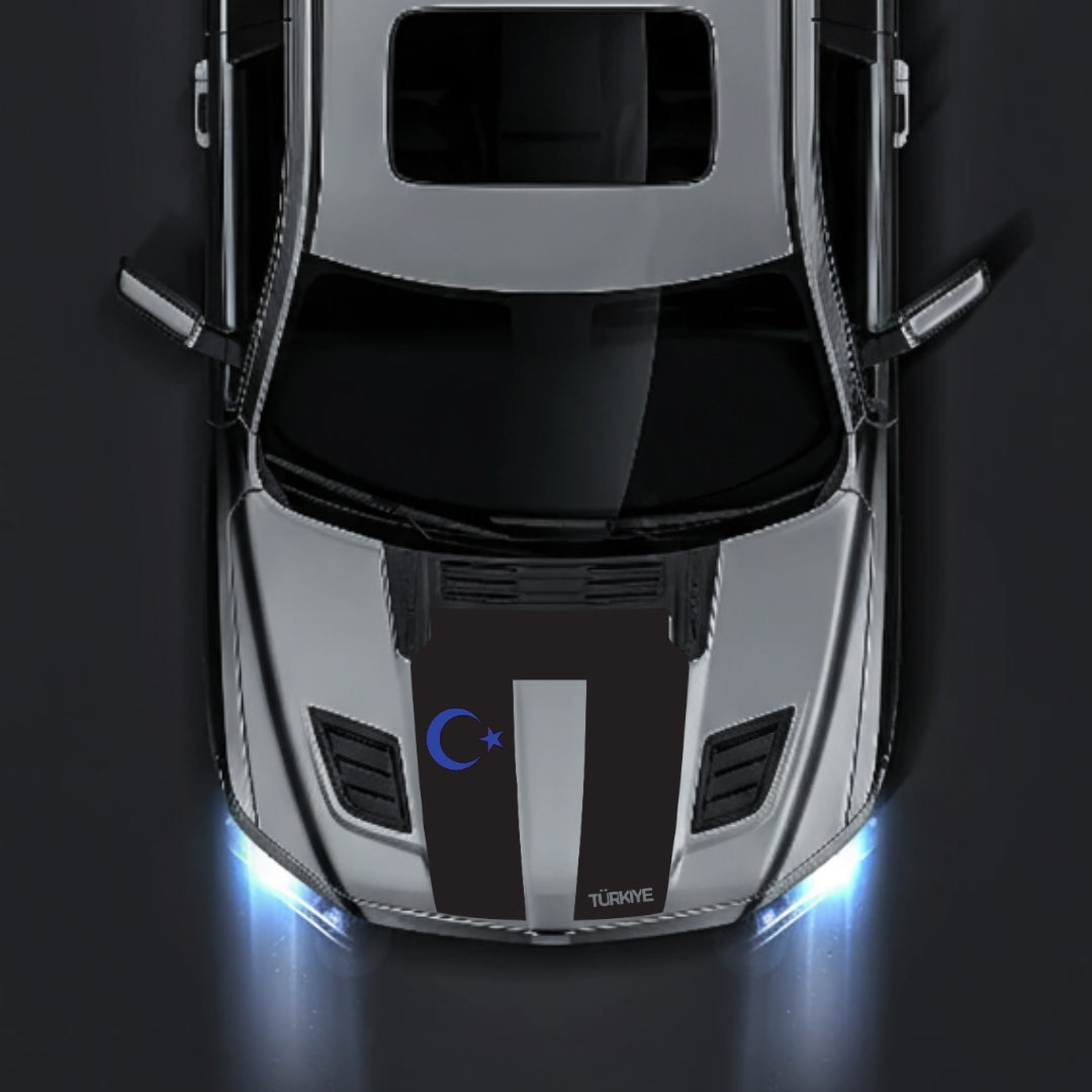 Hood Panel Decal/Sticker - Turkey - Cut Graphic Kit - For Dodge RAM 1500 2019-2025 - Premium Vinyl