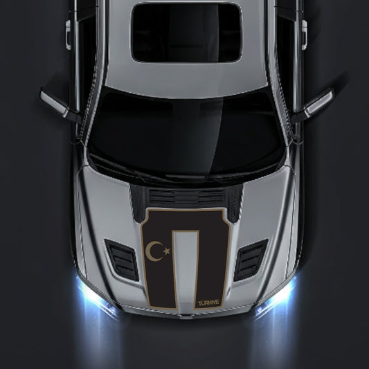 Performance Hood Panel Decal/Sticker - Turkey - Border Graphic Kit - For Dodge RAM 1500 2019-2025 - Premium Vinyl