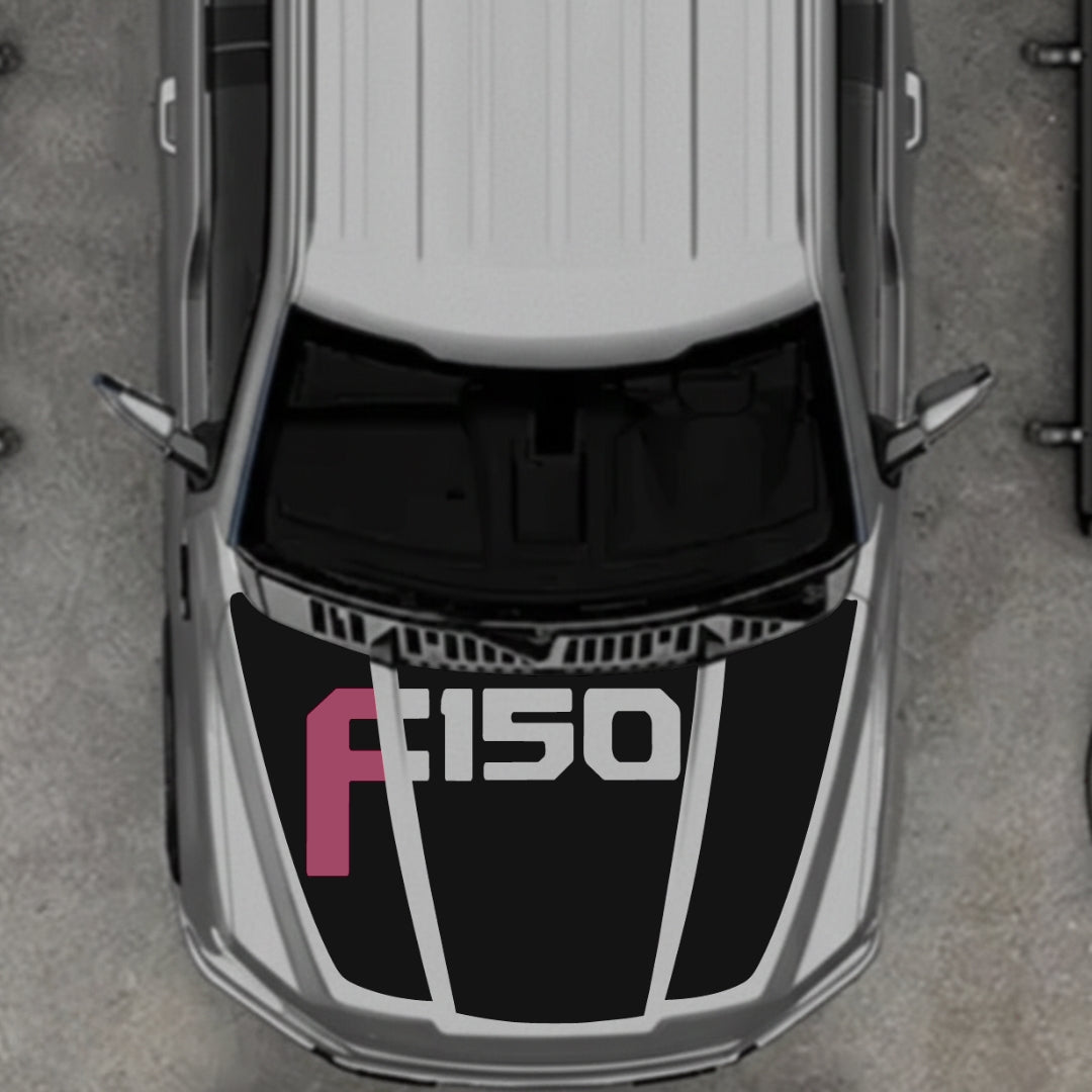 Hood Panel Decal/Sticker - Style 20 Graphic Kit - For Ford F-150 2020-2026 - Premium Vinyl