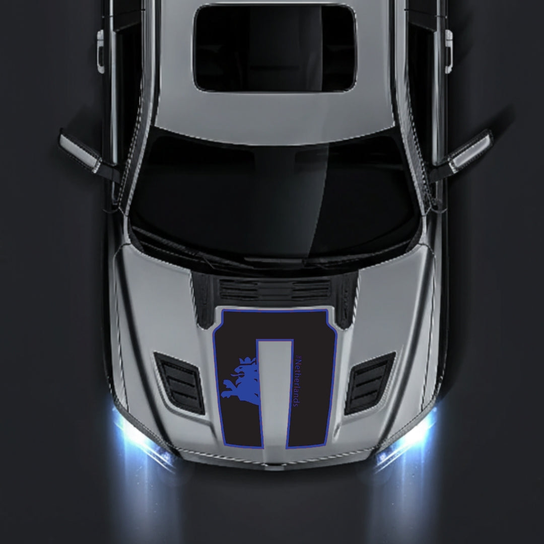 Hood Panel Decal/Sticker - Netherlands - Border Graphic Kit - For Dodge RAM 1500 2019-2025 - Premium Vinyl