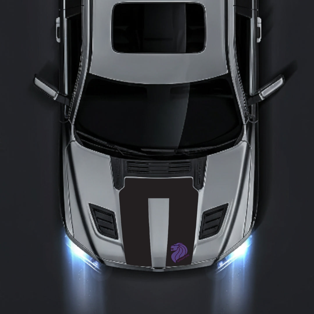 Hood Panel Decal/Sticker - Singapore Graphic Kit - For Dodge RAM 1500 2019-2025 - Premium Vinyl