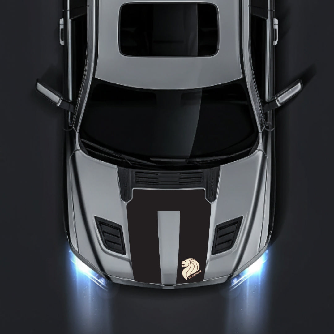 Hood Panel Decal/Sticker - Singapore Graphic Kit - For Dodge RAM 1500 2019-2025 - Premium Vinyl