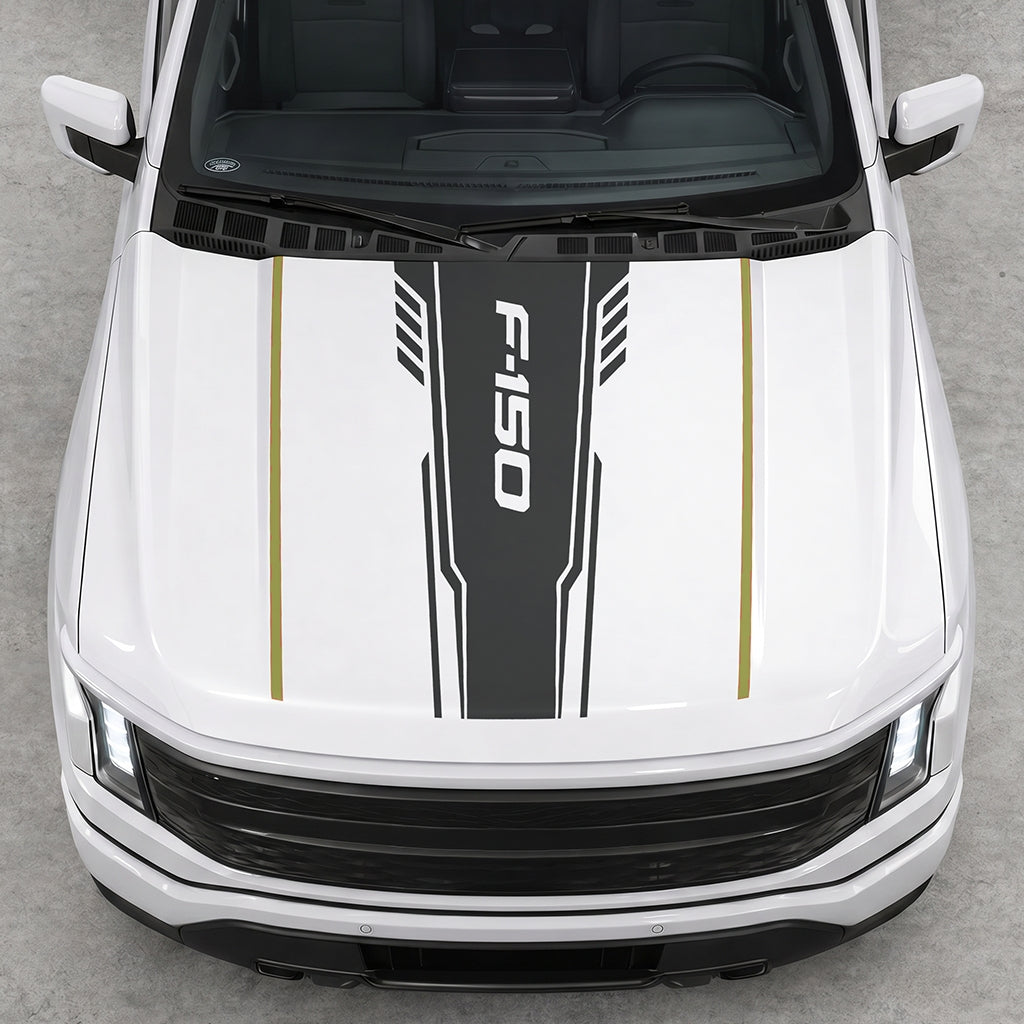 Hood Panel Decal/Sticker - Speed F150 Graphic Decal Graphic Kit - For Ford F-150 2015-2020 - Premium Vinyl