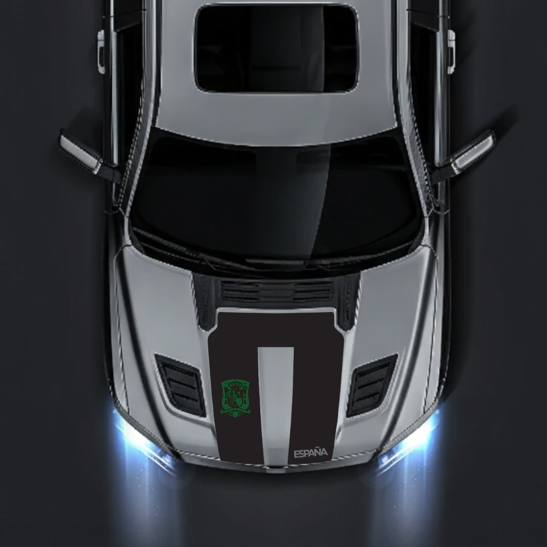 Hood Panel Decal/Sticker - Spain - Cut Graphic Kit - For Dodge RAM 1500 2019-2025 - Premium Vinyl