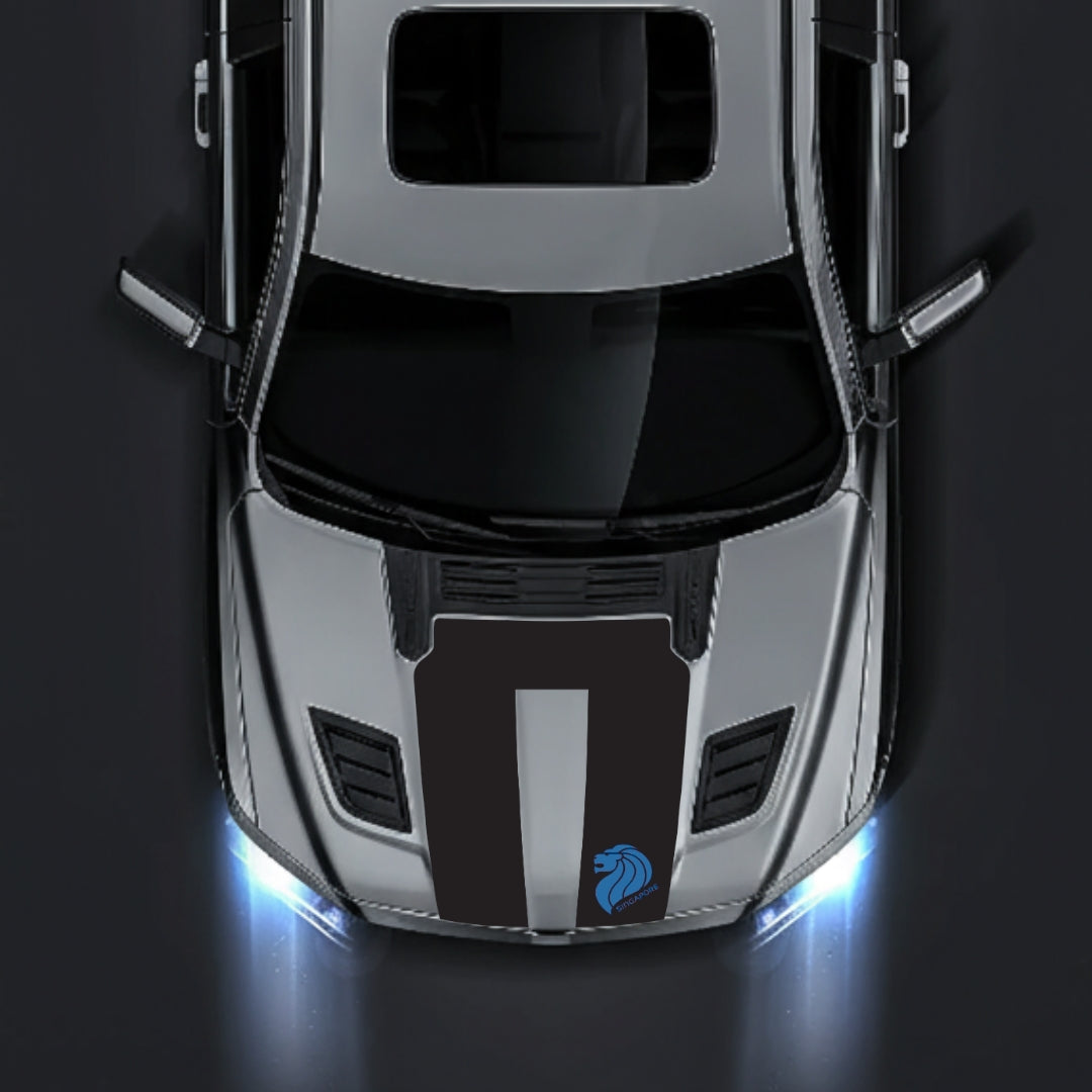 Hood Panel Decal/Sticker - Singapore Graphic Kit - For Dodge RAM 1500 2019-2025 - Premium Vinyl