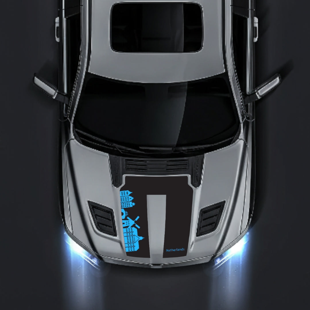 Hood Panel Decal/Sticker - Netherlands Skyline Graphic Kit - For Dodge RAM 1500 2019-2025 - Premium Vinyl