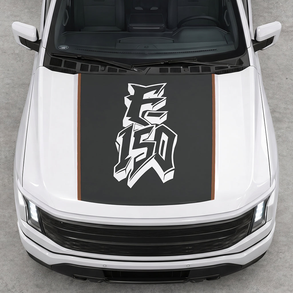 Hood Panel Decal/Sticker - Graffiti Graphic Decal Graphic Kit - For Ford F-150 2015-2020 - Premium Vinyl