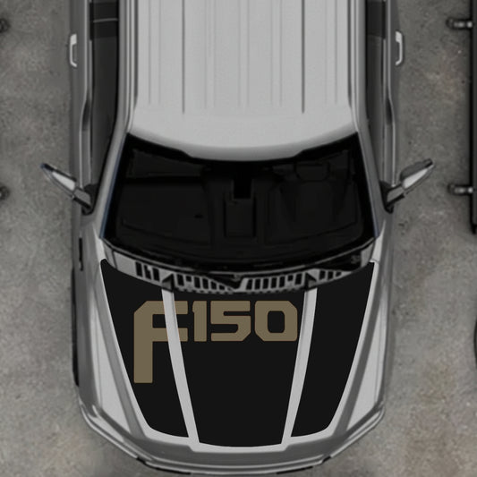 Hood Panel Decal/Sticker - Style 21 Graphic Kit - For Ford F-150 2020-2026 - Premium Vinyl