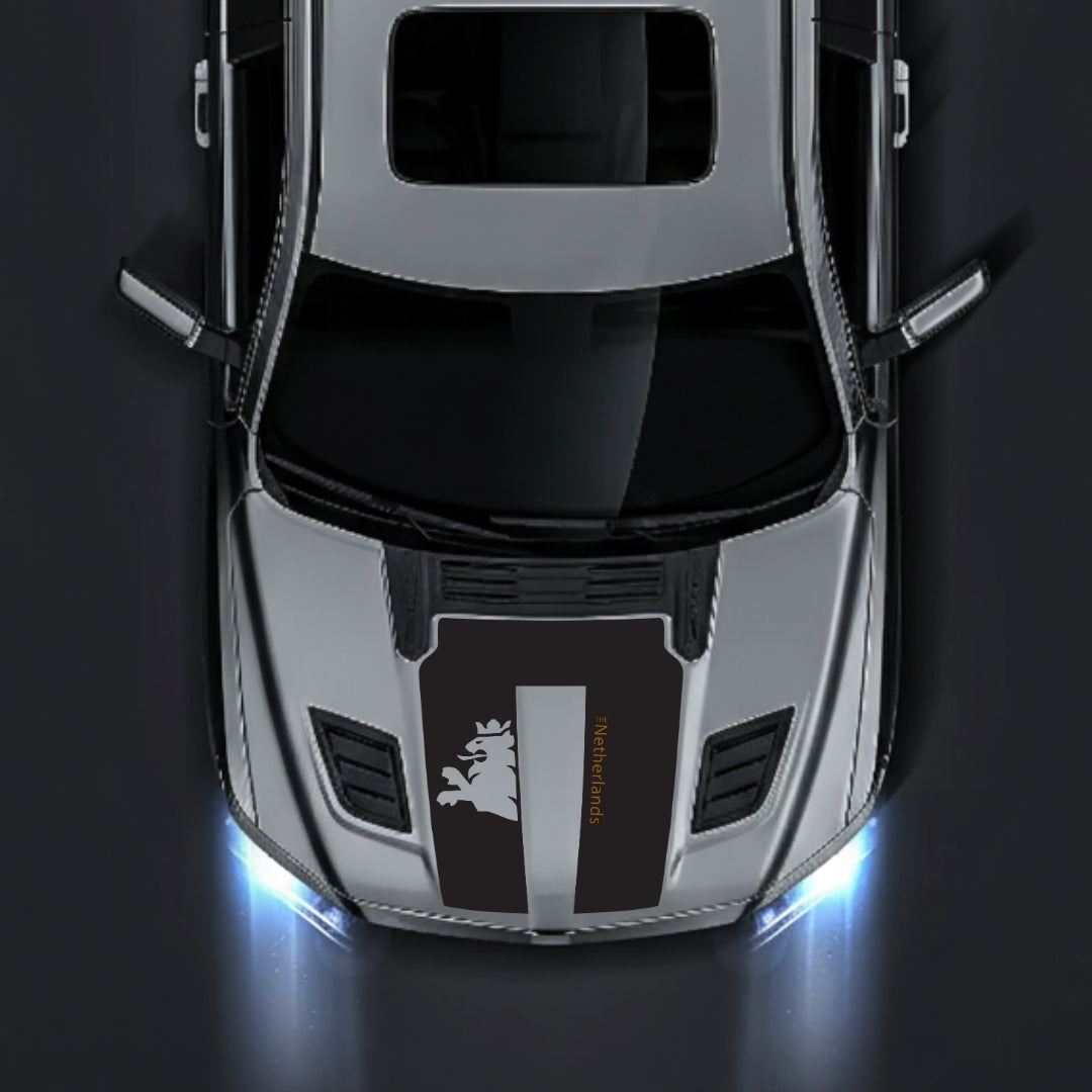 Performance Hood Panel Decal/Sticker - Netherlands - Cut Graphic Kit - For Dodge RAM 1500 2019-2025 - Premium Vinyl