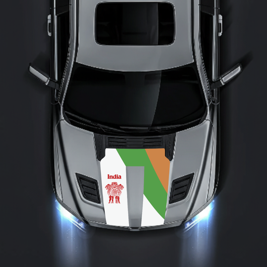Performance Hood Panel Decal/Sticker - India Flag Graphic Kit - For Dodge RAM 1500 2019-2025 - Premium Vinyl
