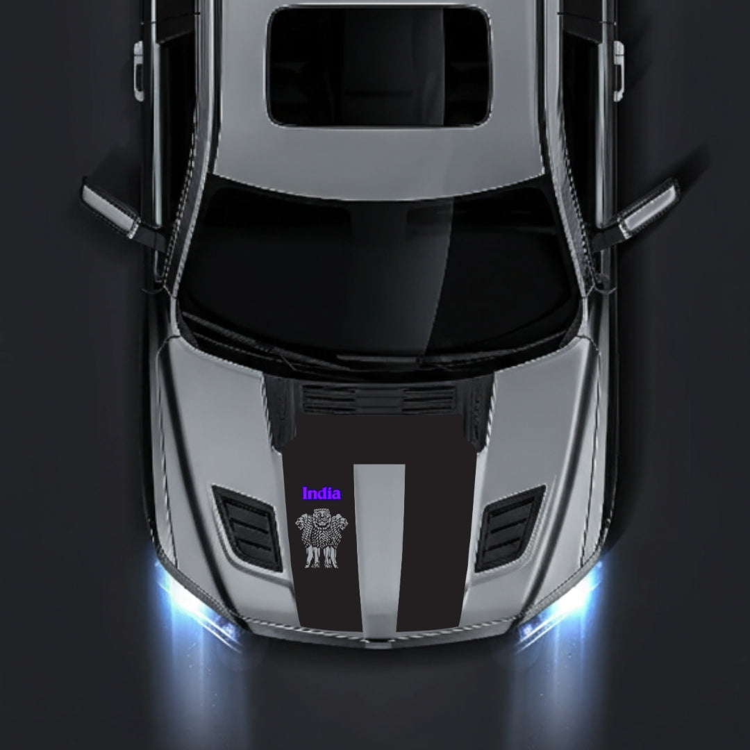 Performance Hood Panel Decal/Sticker - India - Cut Graphic Kit - For Dodge RAM 1500 2019-2025 - Premium Vinyl