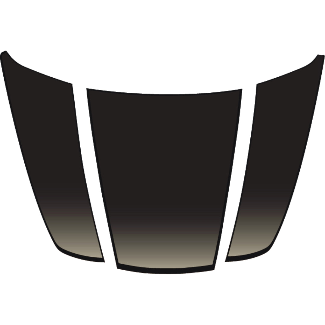 Hood Panel Decal/Sticker - Shades - Border Graphic Kit - For Ford F-150 2020-2026 - Premium Vinyl