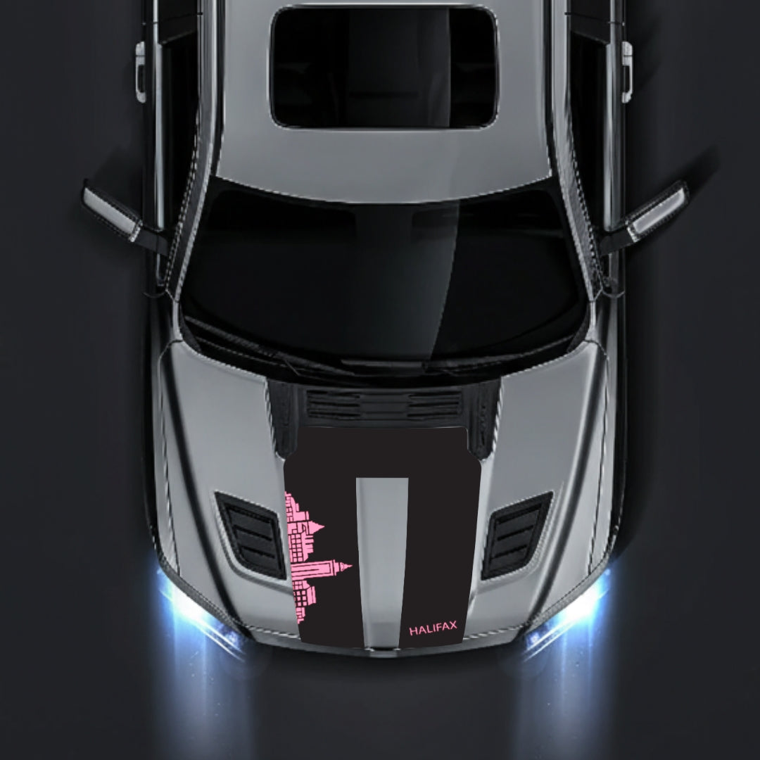 Hood Panel Decal/Sticker - Halifax Skyline Graphic Kit - For Dodge RAM 1500 2019-2025 - Premium Vinyl