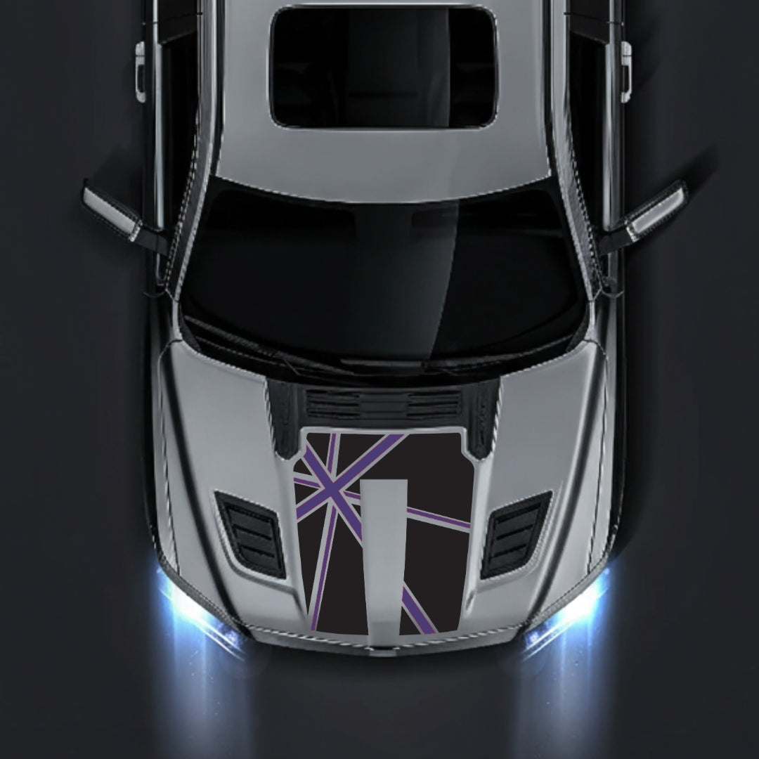 Hood Panel Decal/Sticker - England - Cut Graphic Kit - For Dodge RAM 1500 2019-2025 - Premium Vinyl