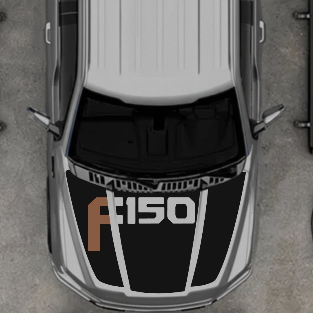Hood Panel Decal/Sticker - Style 20 Graphic Kit - For Ford F-150 2020-2026 - Premium Vinyl