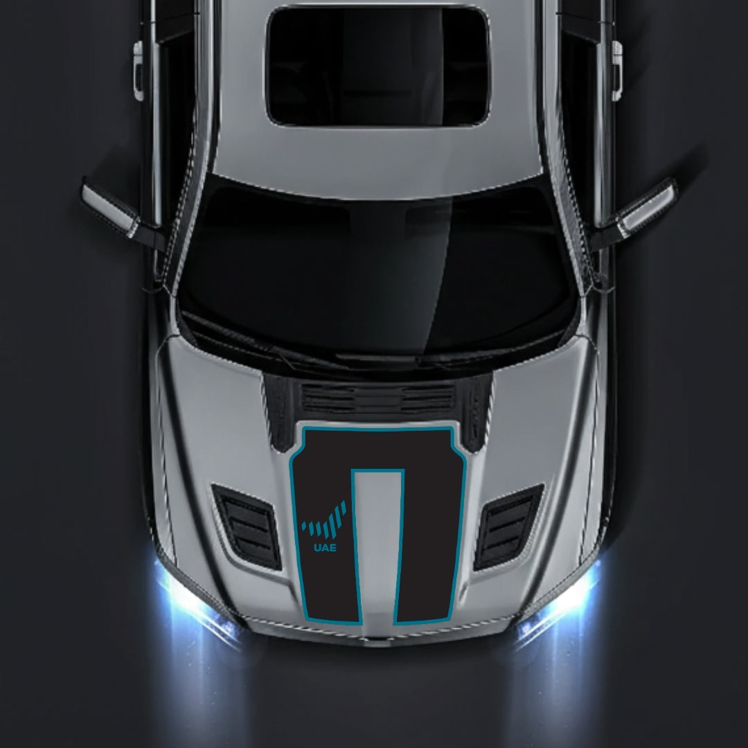 Performance Hood Panel Decal/Sticker - United Arab Emirates - Border Graphic Kit - For Dodge RAM 1500 2019-2025 - Premium Vinyl