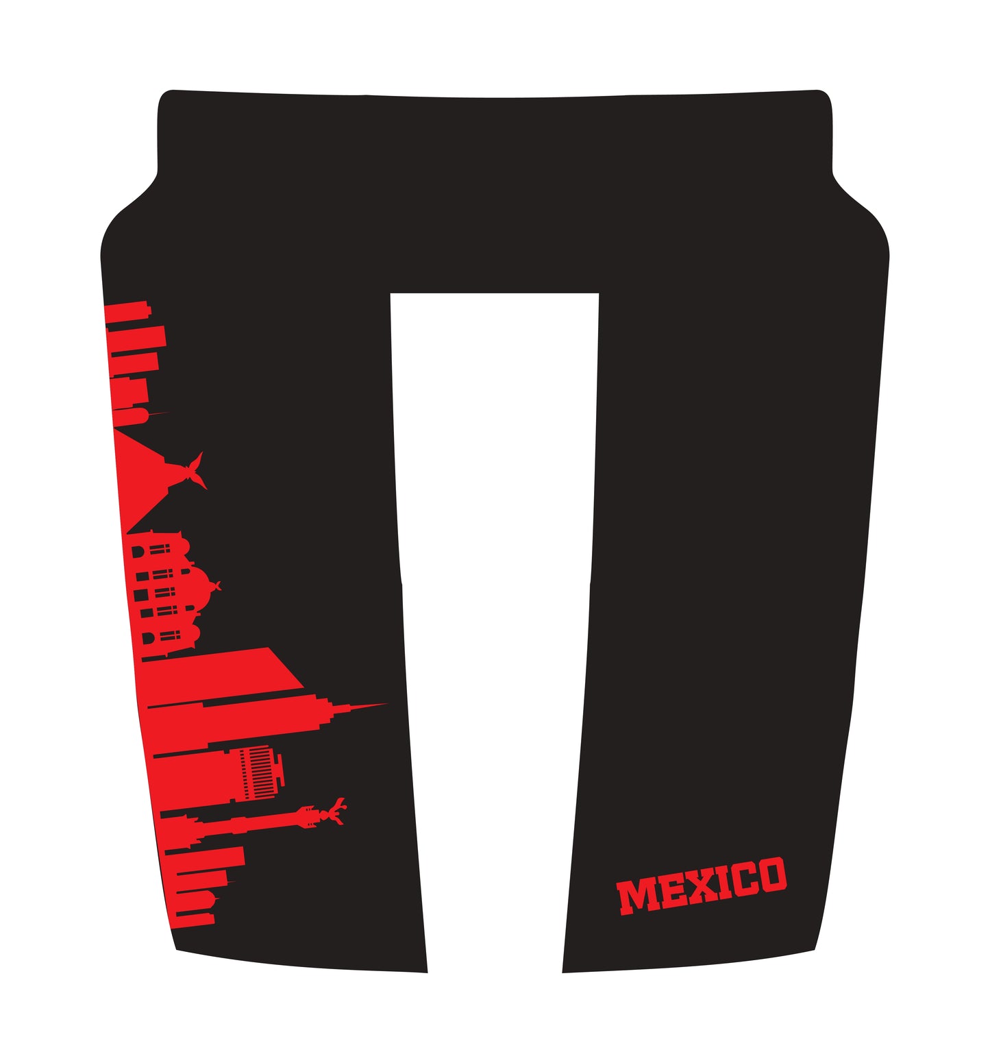 Hood Panel Decal/Sticker - Mexico Skyline Graphic Kit - For Dodge RAM 1500 2019-2025 - Premium Vinyl