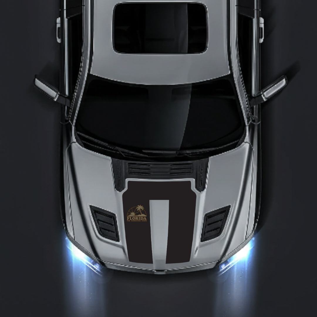 Performance Hood Panel Decal/Sticker - Florida Graphic Kit - For Dodge RAM 1500 2019-2025 - Premium Vinyl