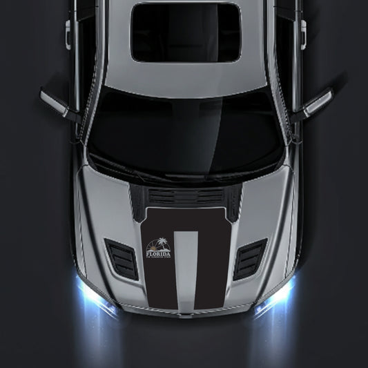 Performance Hood Panel Decal/Sticker - Florida - Cut Graphic Kit - For Dodge RAM 1500 2019-2025 - Premium Vinyl